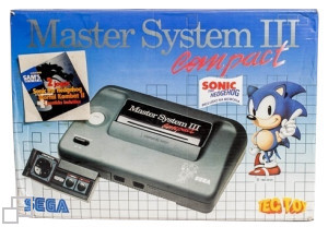 TecToy Master System III Compact Sonic the Hedgehog / Mortal Kombat II Box [Brazil]