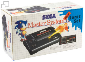 SEGA Master System II Sonic the Hedgehog/Alex Kidd in Miracle World Box [Germany]