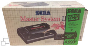 SEGA Master System II Alex Kidd in Miracle World/Wonder Boy Box [France]