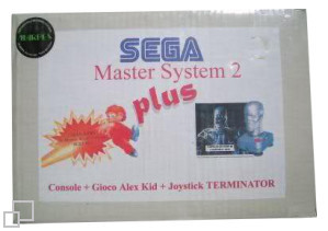SEGA Master System II plus Alex Kidd in Miracle World/Terminator 2 Joystick Box [Italy]