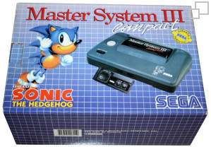 SEGA Master System III Compact Sonic the Hedgehog Box [Portugal]